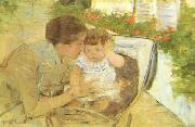 Mary Cassatt Susan Comforting the Baby Spain oil painting artist